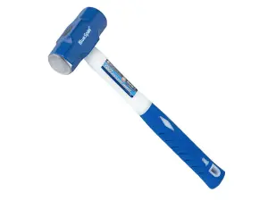 Bluespot Sledge Hammer 3lb 1.3kg Club Hammer Fibreglass Long Handle Lump 26202