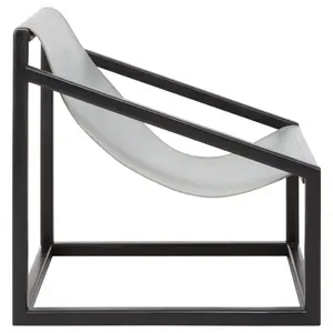 Interiors by Premier Kendari Grey Cubic Frame Chair