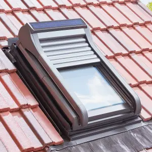 Site Anthracite Aluminium Tile Flashing (W)550mm x (L)780mm