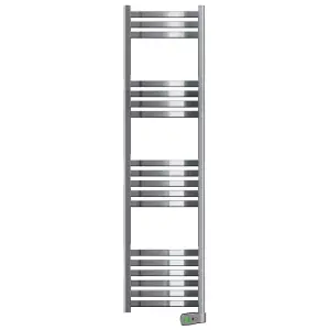 Rointe Kyros 750W Oval Electric Towel Rail 1900mm with Digital Control Chrome