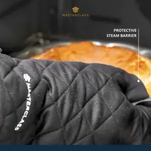 MasterClass Deluxe Professional Black Single Oven Glove