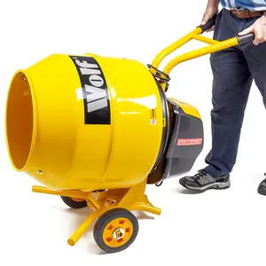 Cement Concrete Mixer Wolf Contractor 135L 550W Stand Belle Style