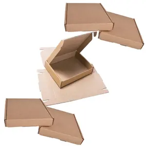 5 x Brown Small Single Wall Die Cut Packing Shipping Boxes C4