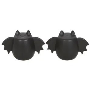 Something Different Dark Lair Bat Wings Salt And per Shakers Black (One Size)