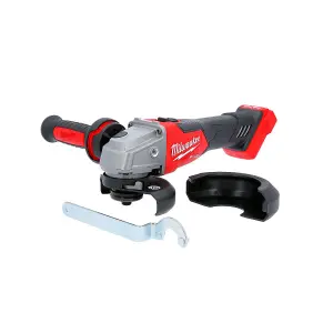 Milwaukee FUEL Brushless Angle Grinder 18V Cordless Slide Switch +Accessory Kit