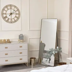 Melody Maison Gold Free Standing Cheval Mirror 155cm x 60cm