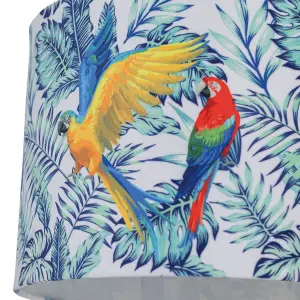 First Choice Lighting Parrot Velvet Parrot Design 30cm Pendant or Table Lamp Shade