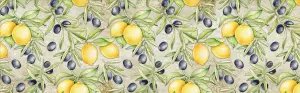 Yellow Nature Print 5mm Thick Mat For Kitchen, Bathroom, Stain-Resistant Nature Print Mat - 50cm X 150cm