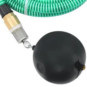 Berkfield Suction Hose with Brass Connectors 3 m 25 mm Green