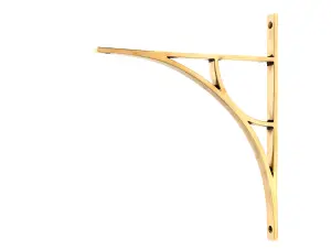 Aged Brass Tyne Shelf Bracket (314mm x 250mm)