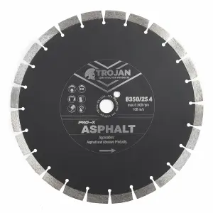 Trojan Pro-X Asphalt Diamond Blade 350mm/14" x 25.4