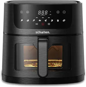 6L Digital Air Fryer Healthy Eating Low Fat Large Fast Cooking Machine with Touch Screen & Adjustable Temperature