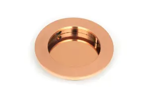 From The Anvil Polished Bronze 75mm Plain Round Pull