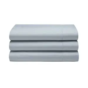 Belledorm 400 Thread Count Egyptian Cotton Flat Sheet Duck Egg Blue (Single)