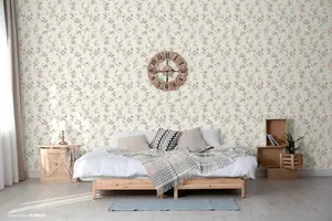 SK Filson Purple Floral Wallpaper