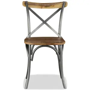 Arreola Dining Chair (Set of 4) Brown/Gray