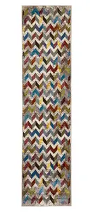 Multi Rug, Stain-Resistant Abstract Rug, Easy to Clean Rug, Funky Rug for Living Room, & Dining Room-160cm X 230cm