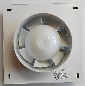 Whisper quiet Bathroom/kitchen extractor fan 120mm model with a timer switch (120mm)