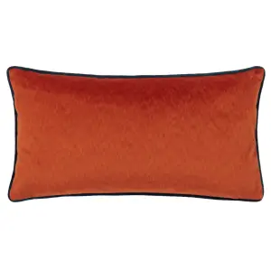 Paoletti Torto Velvet Piped Feather Rich Cushion