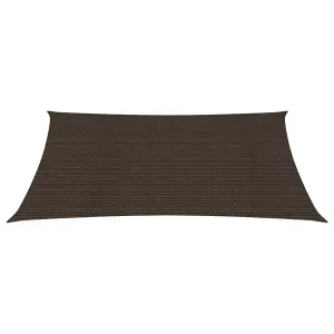 Berkfield Sunshade Sail 160 g/m2 Brown 3x4.5 m HDPE