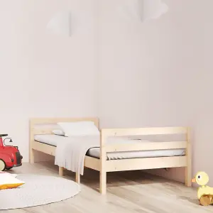 Berkfield Bed Frame 90x200 cm Solid Wood Pine