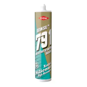 Dowsil 791 Weatherproofing Silicone Sealant 310ml Cartridge - Anthracite