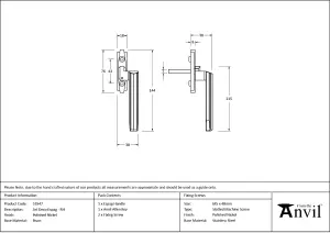 From The Anvil Polished Nickel Art Deco Espag - RH