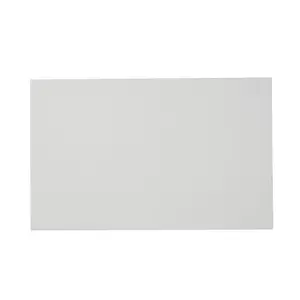 Alexandrina White Gloss Flat Ceramic Indoor Wall Tile, Pack of 10, (L)402.4mm (W)251.6mm