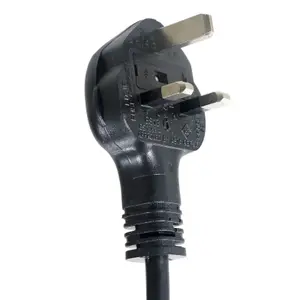 SPARES2GO Universal Cable 3 Core 13A 1.5mm UK Plug for Air Con Purifier Conditioner Cooling Fan 10m