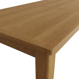 Clara Rustic Oak Extending Dining Table 1.6M