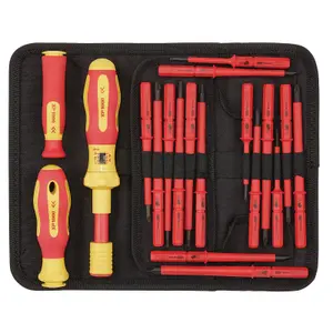 Draper  XP1000 VDE Interchangeable Torque Screwdriver Set (19 Piece) 81762