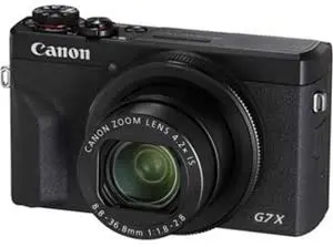 Canon Powershot G7 X Mark III Digital Compact Camera (Black) - 2 Year Warranty - Next Day Delivery