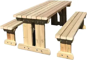 Free Standing Wooden Picnic Table - 5FT