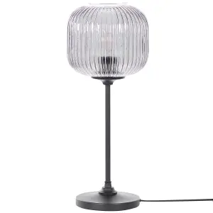 Beliani Retro Table Lamp Black TOSNA