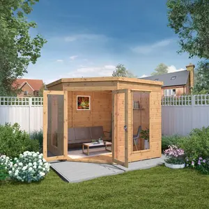 Mercia 8 x 8ft Premium Corner Summerhouse No