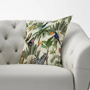 Exotic Trees And Animals Cushions 60cm x 60cm