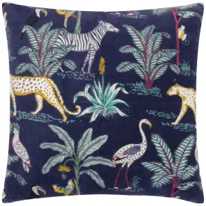 Wylder Wilds Tropical Cotton Feather Filled Cushion