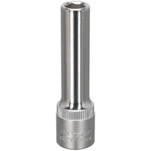 8mm Forged Steel Deep Socket - 3/8" Drive Chrome Vanadium Tool for Professionals & DIYers