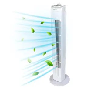 Prodex PX5229W Tower Fan, Oscillating, 3 Speed, 29 Inch, White