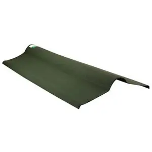 PACK OF 15 (Total 15 Units) - Premium Bitumen Green Ridge Roof Sheet - 1000mm x 200mm (875mm Cover)