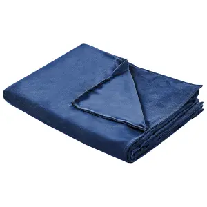 Weighted Blanket Cover RHEA 150 x 200 cm Navy Blue