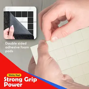 160pk Strong Double Sided Sticky Pads Heavy Duty - 2x2cm - Double Sided Adhesive Pads - Heavy Duty Double-Sided Sticky Pads