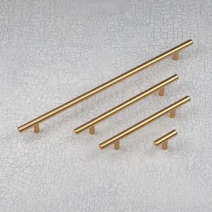 320mm Gold Cabinet Handle Brass Kitchen Cupboard Door Drawer Pull Bathroom Bedroom Furniture Replacement