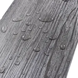 36 Pcs Peel and Stick Flooring Tile Waterproof Self Adhesive Plank Wood Grain Effect PVC Flooring Dark Grey