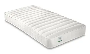 Lacy White Storage Mid Sleeper Bed And Spring Mattress