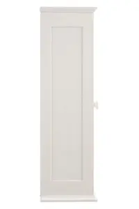 Maison by Premier Shutter White Wood Wall Cabinet