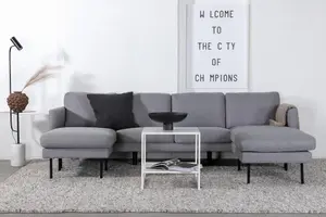 Zoom U Shape Sofa Set , Grey Sofas