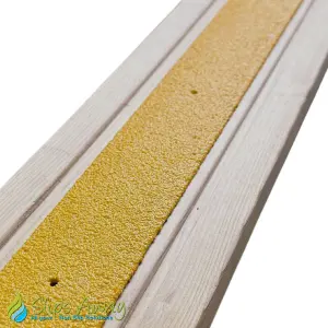 50mm Wide Non-Slip Anti-Skid Decking Strips - Safety and Style for Outdoor Space - YELLOW yellow 1200mmx50mm - x4