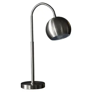 Luminosa Balin Task Table Lamp Brushed Chrome Plate