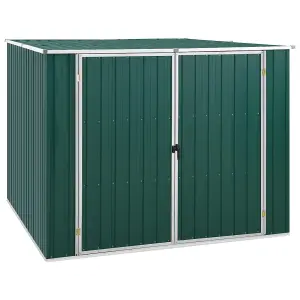 Berkfield Garden Shed Green 195x198x159 cm Galvanised Steel